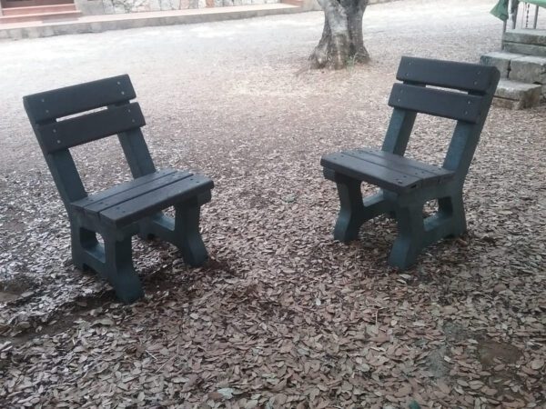 Silla Ergo ecológica de plástico reciclado
