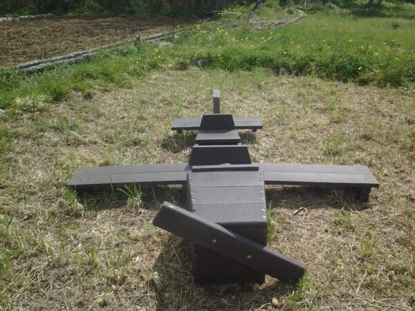 Detalle de avión para niños infantil ecológico de plástico reciclado