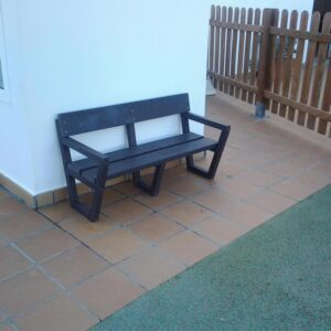 Banco ECOCIUDAD mini ecológico de plástico reciclado