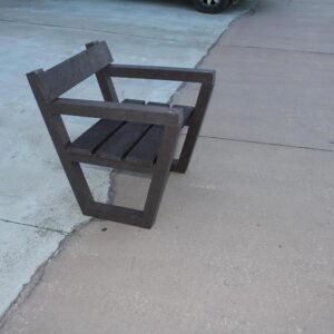Detalle de Silla ecociudad mini de plástico reciclado