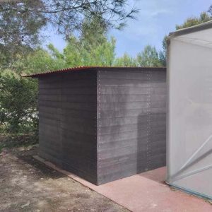 caseta ecologica de plastico reciclado