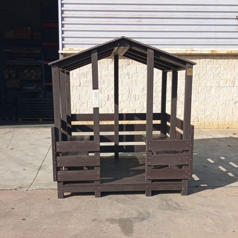 Caseta ecológica infantil de plástico reciclado