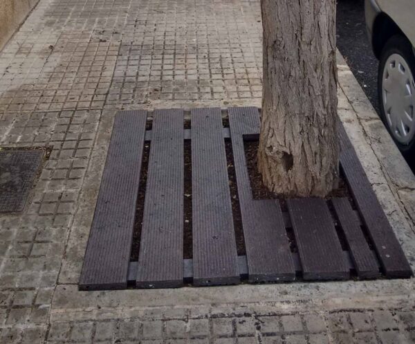 CUBRE ALCORQUE ECOLÓGICO DE PLÁSTICO RECICLADO