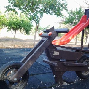 moto ecológica de plástico reciclado