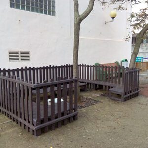 Conjunto descanso mini ecológico de plástico reciclado