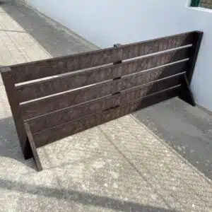 Vallado horizontal autopoertante ecológico de plástico reciclado