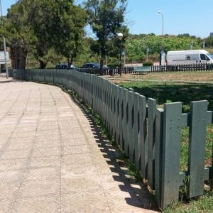 Detalle de Vallado Pipican Ecológico de Plástico Reciclado