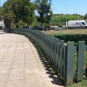 Detalle de Vallado Pipican Ecológico de Plástico Reciclado
