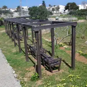 pergola ecologica sur de plastico reciclado
